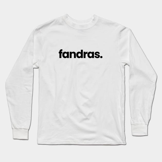 fandras black - Wynonna Earp Long Sleeve T-Shirt by viking_elf